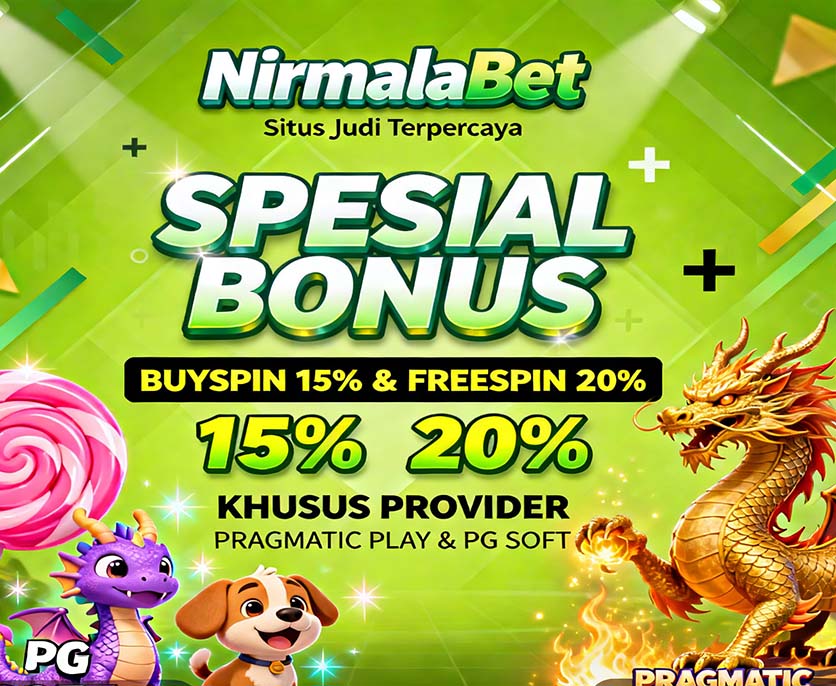 NirmalaBet Slot BSI Online Resmi Bonus Melimpah Harian